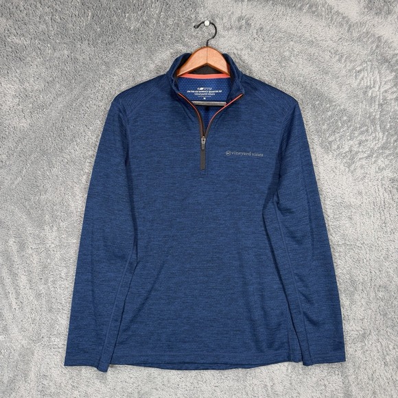 Vineyard Vines Other - Vineyard Vines OTG Sankaty Pullover Mens M Blue 1/4 Zip Performance On The Go